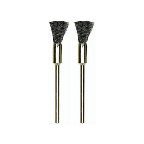 Proxxon steel brush bit. 8mm, 2 pcs