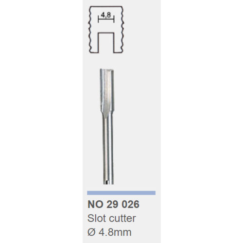 Proxxon HSS Slot Cutter Router Bit 4.8mm