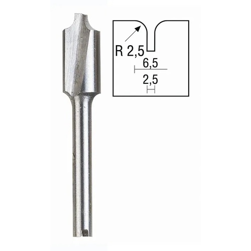 Proxxon HSS Combi Cutter Router Bit 6.5/2.5mm