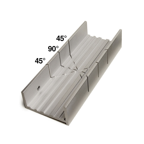 Zona Mitre box aluminium - Wide slot