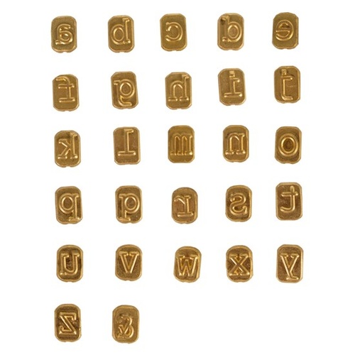 Mini Hot Stamps Alphabet Set Lowercase