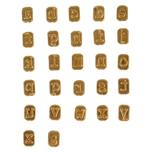 Mini Hot Stamps Alphabet Set - Lowercase 