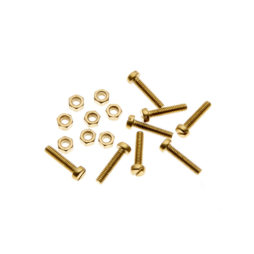 12BA Brass Cheesehead Screws