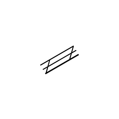 90691 (SRS-2 / pack of 2) N (1:200) STYRENE STAIR RAIL