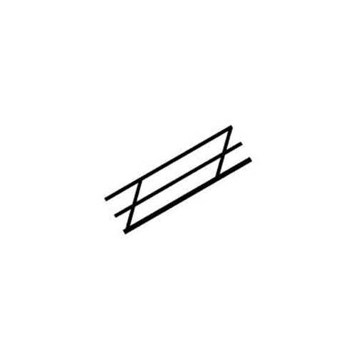 90692 (SRS-4 / pack of 2) HO (1:100) STYRENE STAIR RAIL