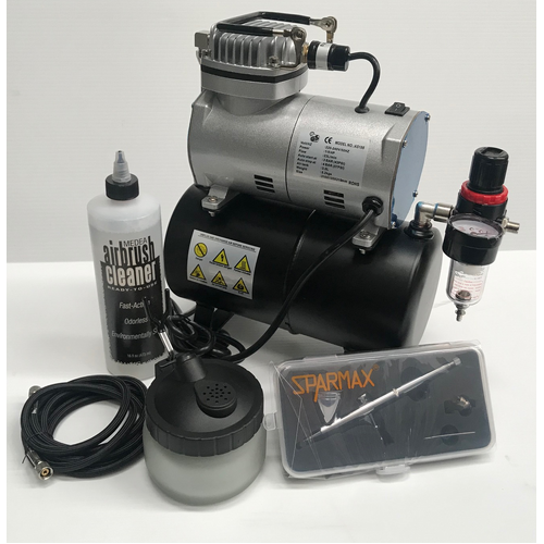 Airbrush Compressor Kit With Sparmax SP35