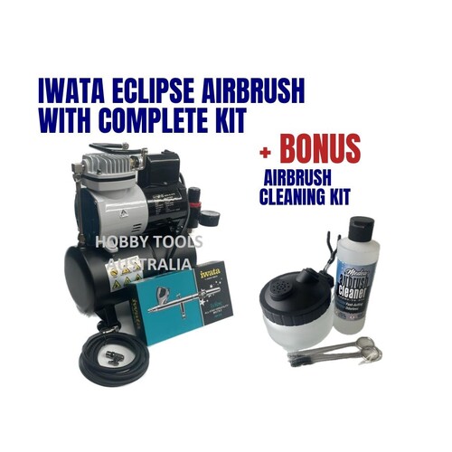 IWATA Eclipse Airbrush with Mini Air Compressor kit