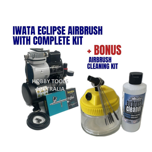 IWATA Eclipse Airbrush With Complete Kit