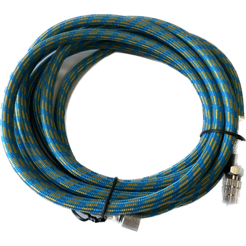 Air Hose Braided 3m With Quick Disconnect 1/8" x 1/8" 