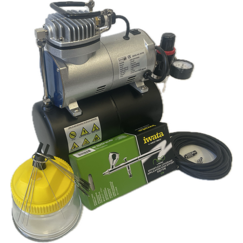 Airbrush & Compressor Kit - Iwata Neo Start-up