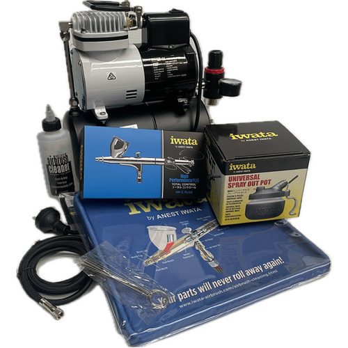 Iwata Hi-Performance HP.CP Airbrush with Compressor Kit