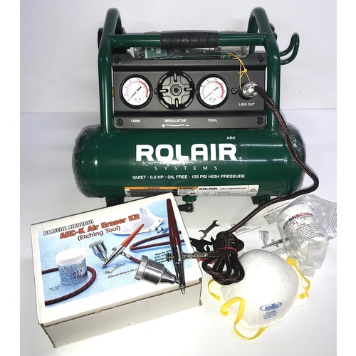 Air Eraser Kit With Air Compressor Paasche