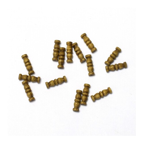 Artesania Double Column Walnut 10.0mm (15) Wooden Ship Accessory [8546]