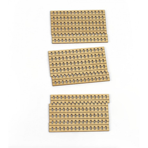 Artesania Gratings 50mm (30) Wooden Ship Accessory [8558]