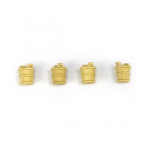 Artesania Bucket in Boxwood of 12 mm (4 Units) for Ship Modeling [8564]
