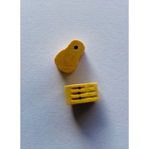 Artesania Single Block 3 Holes 12 mm (2) Wooden Ship Accessory [8586]