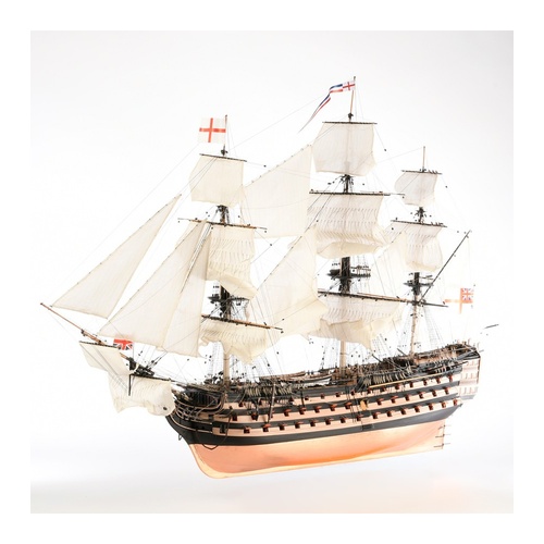 HMS VICTORY Ship of the Line Trafalgar 1805 - 1:84 - Wooden Scale Model Ship