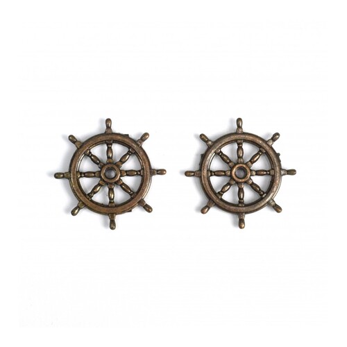 Artesania Ships Wheel 30.0mm Metal (2) Wooden Ship Accessory