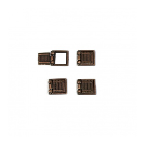Artesania Cannon Port 7.0 x 7.0mm (4) Wooden Ship Accessory