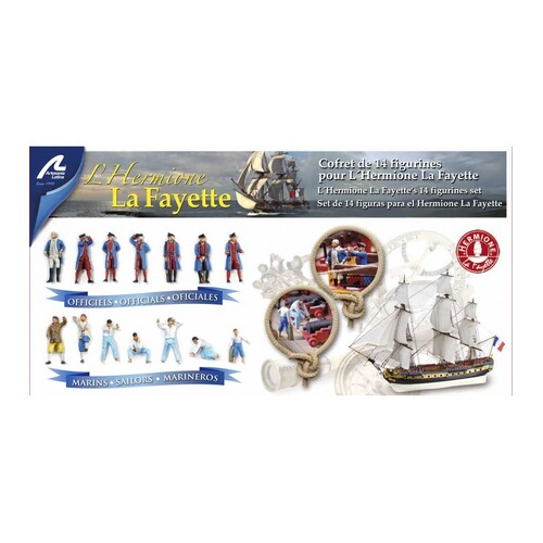 Artesania Set of 14 Metal Figures for Hermione La Fayette