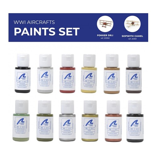 Artesania Paint Set for Airplanes #20350 & #20351 12 Pack