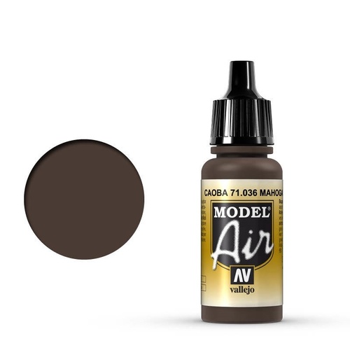 Vallejo Model Air - Mahagony - 18ml Acrylic Airbrush Paint