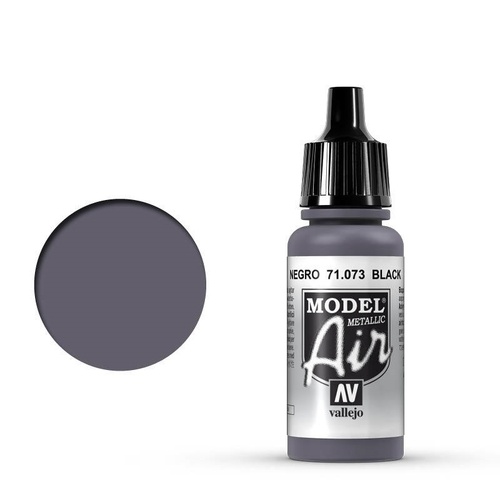 Vallejo Model Air - Black - 18ml Acrylic Airbrush Paint