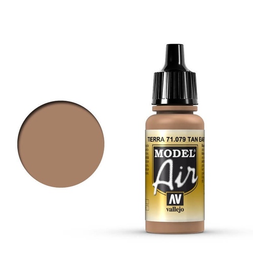 Vallejo Model Air - Tan Earth - 18ml Acrylic Airbrush Paint