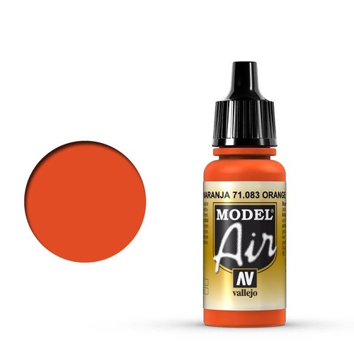 Vallejo Model Air - Orange - 18ml Acrylic Airbrush Paint