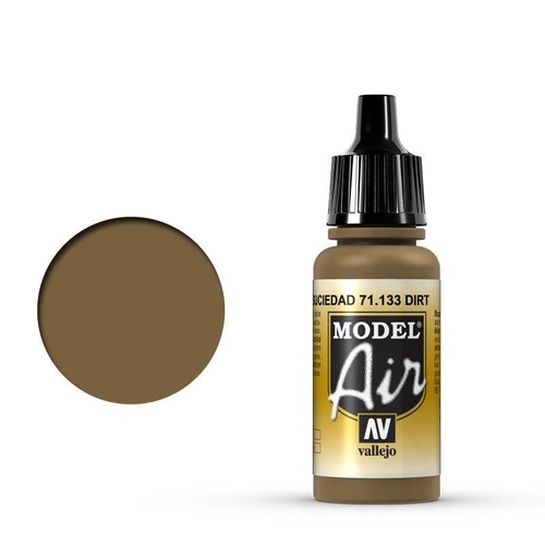 Vallejo Model Air - Dirt - 18ml Acrylic Airbrush Paint