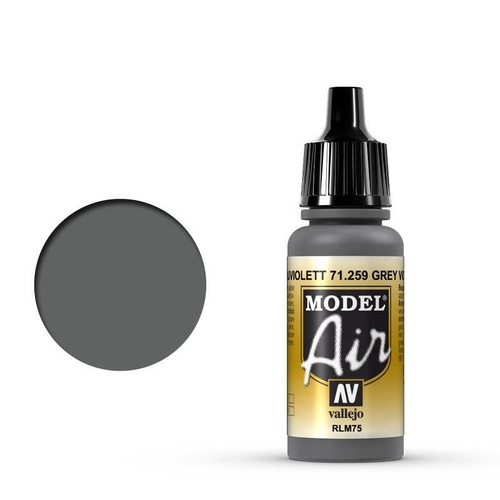 Vallejo Model Air - Grey Violet RLM75 - 18ml Acrylic Airbrush Paint