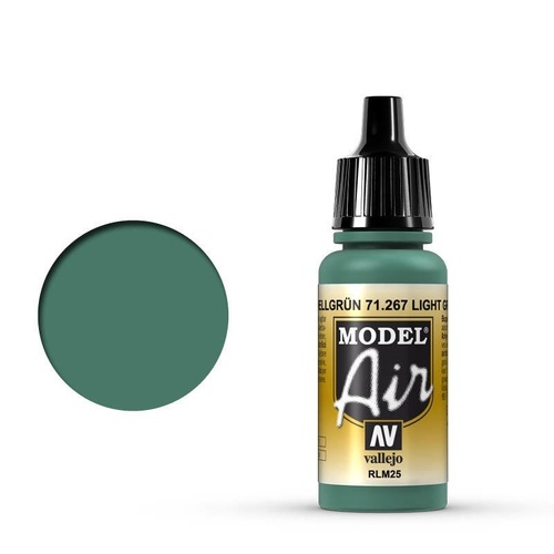 Vallejo Model Air - Light Green RLM25 - 18ml Acrylic Airbrush Paint