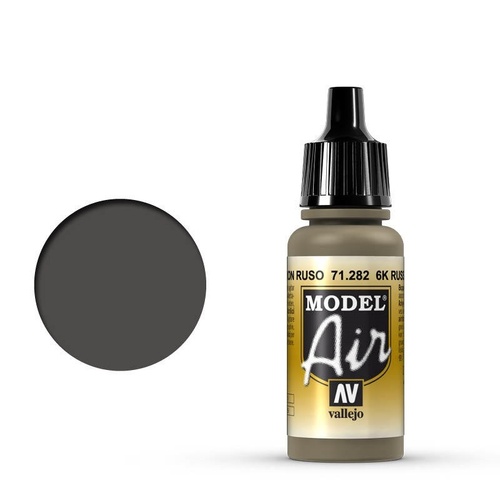 Vallejo Model Air - 6K Russian Brown - 18ml Acrylic Airbrush Paint