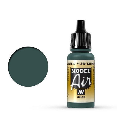 Vallejo Model Air - IJN Deep Dark Green - 18ml Acrylic Airbrush Paint