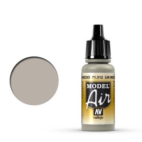 Vallejo Model Air - IJN Medium Grey - 18ml Acrylic Airbrush Paint