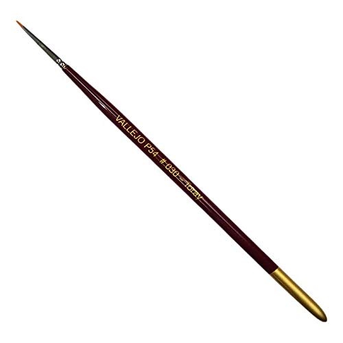 Vallejo P54030 Round Toray Brush No.3/0 Paint Brush
