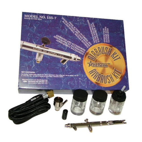 BADGER "ANTHEM" BD155-7 Airbrush Deluxe Set Complete in box