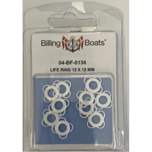 BILLING LIFE RING 12x12mm - 10PCS