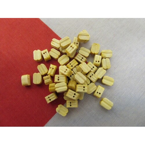 BILLING WOOD BLOCK TWIN 5mm - 50PCS
