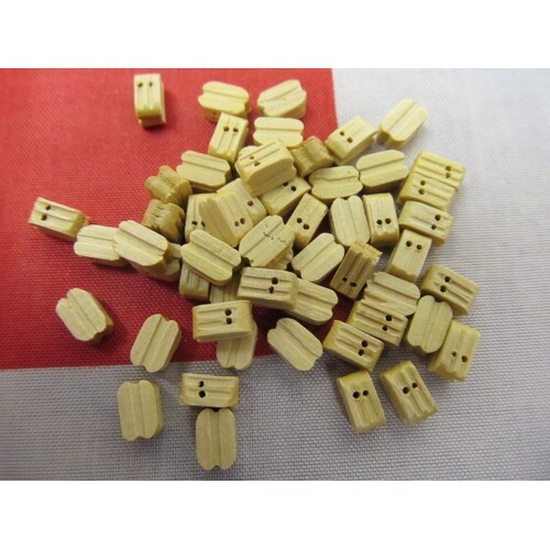 BILLING WOOD BLOCK TWIN 7mm - 50PCS