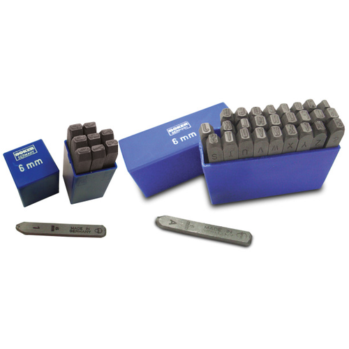 Letter and Number Punch Set 6mm German Made