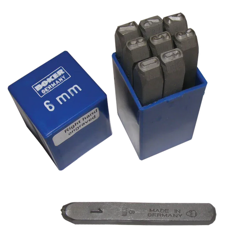 Number Punch Set 1.0mm German Made