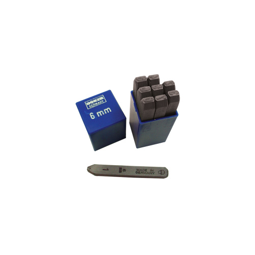 Number Punch Set 6.0mm German Made