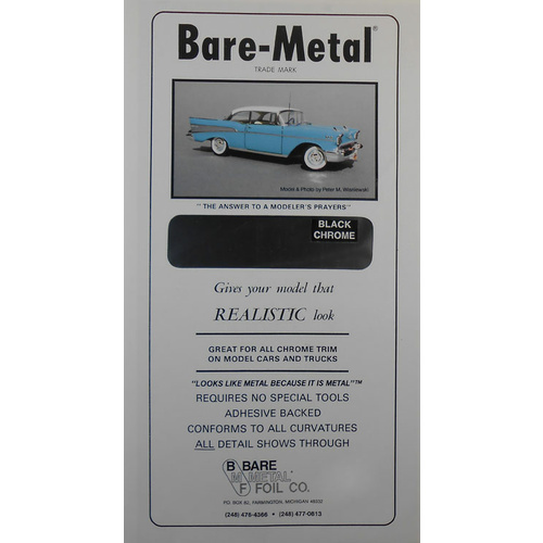 Bare Metal Foil, Black Chrome