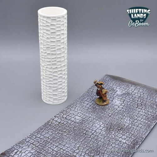 Cobblestone Straight Cylinder Large