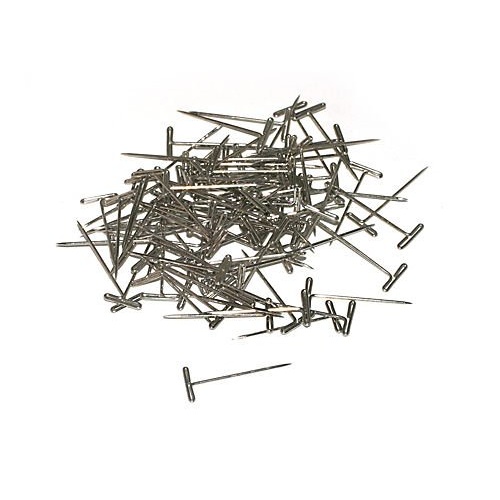 T Pins Small 25mm (1") Long (pack of 100 pins)