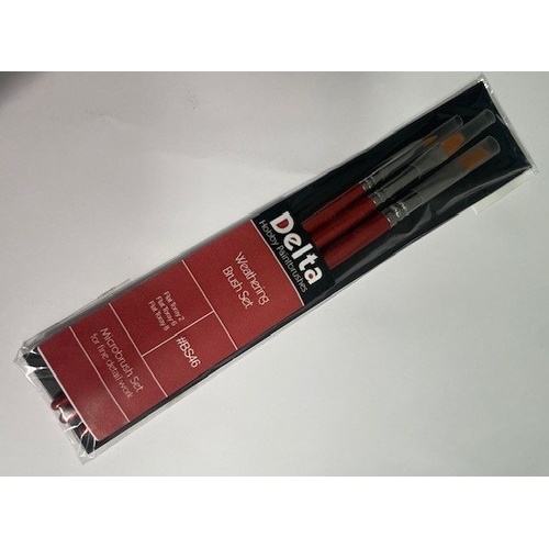 Weathering Brush Set Flat 2, 6, 8 3pcs