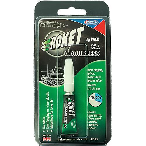 Deluxe Materials AD85 Roket Odourless Glue 3g 