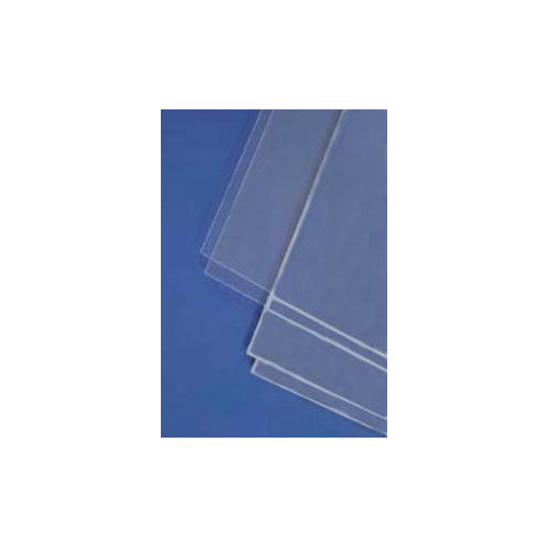 STYRENE SHEETS CLEAR (2).  150MM X 300MM X .38MM. 