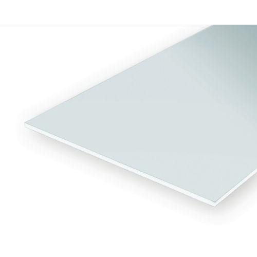 STYRENE SHEETS WHITE (4). 150MM X 300MM X .25MM. 
